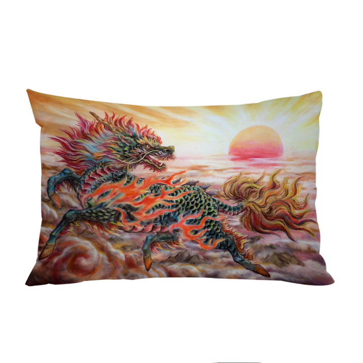 Cool Fantasy Art Sun Fire Kirin Bed Covers