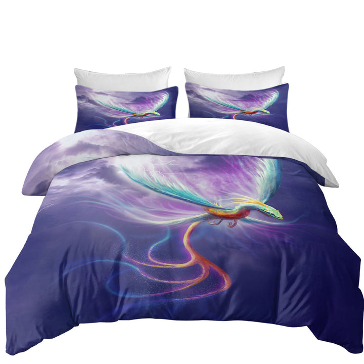 Cool Fantasy Art Thrasys the Dragon Bird Coverlet