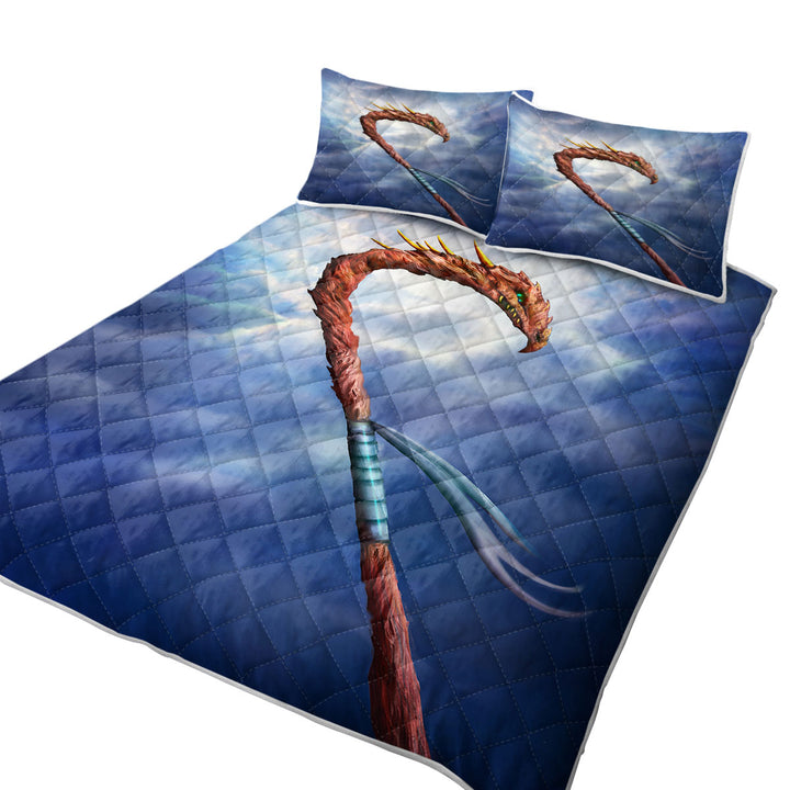 Cool Fantasy Weapon Dragon Spear Quilts