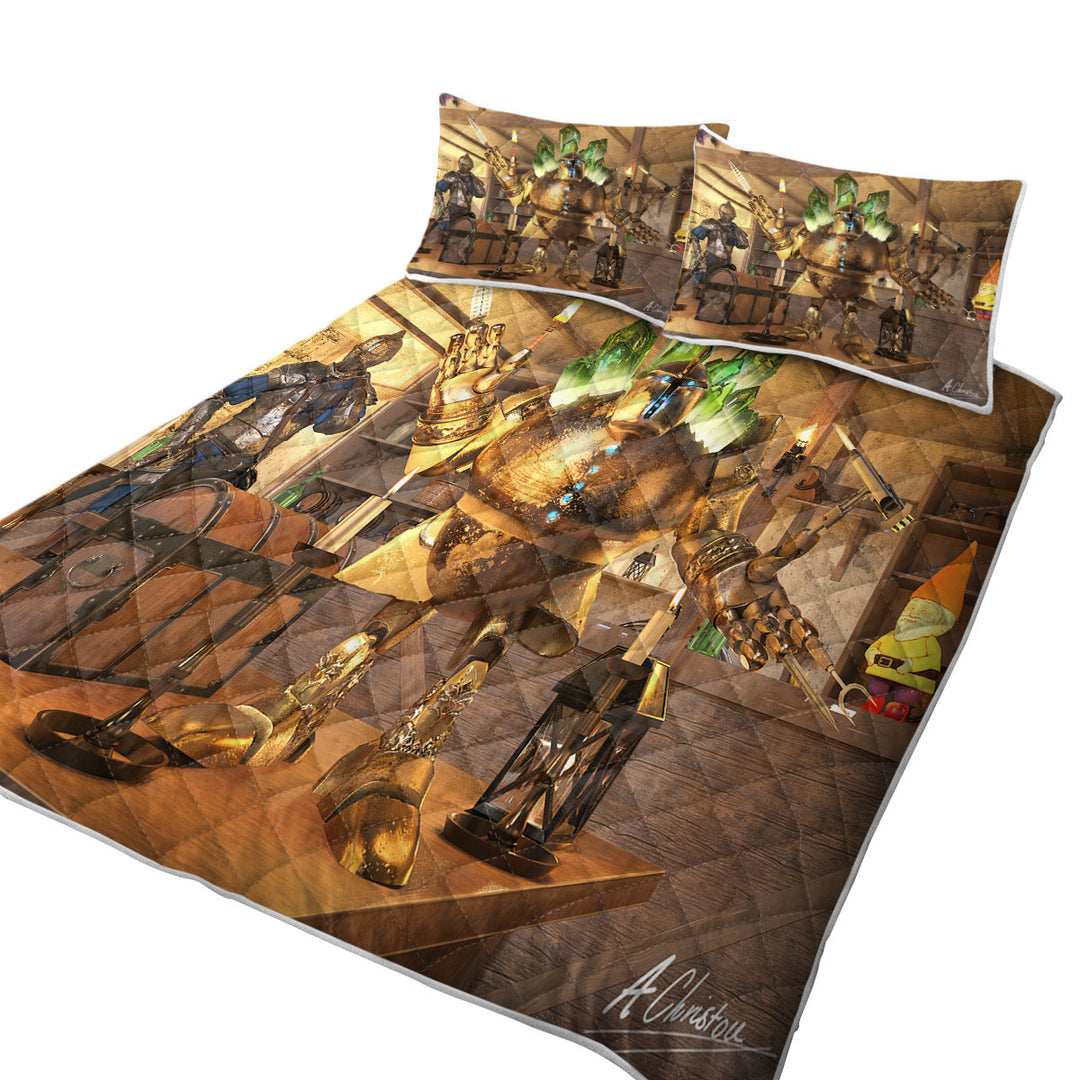 Cool Fictional Characters Art King Size Bedspreads