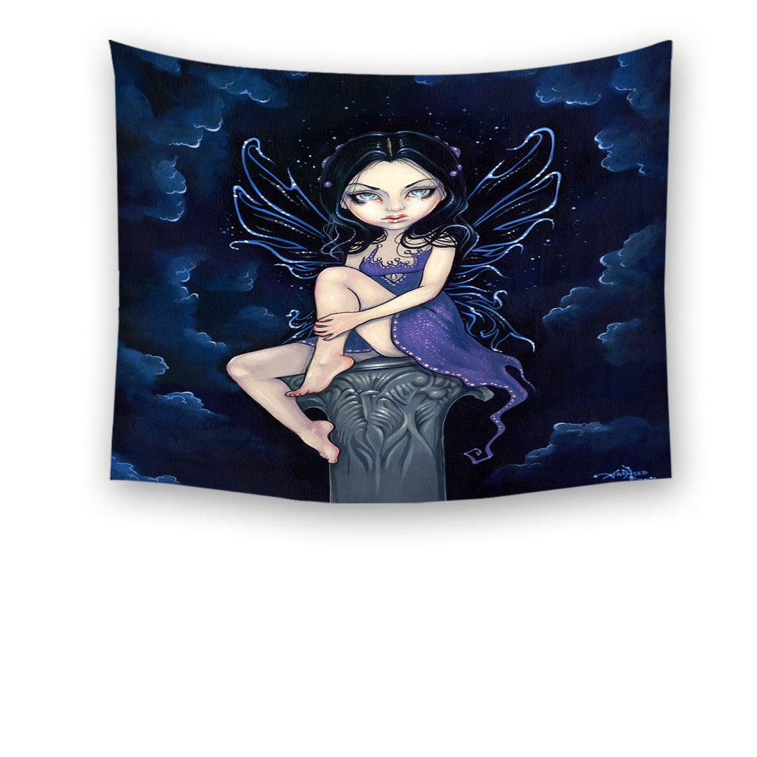 Cool Girls Tapestry Heavenly Nightshade Gothic Dark Fairy