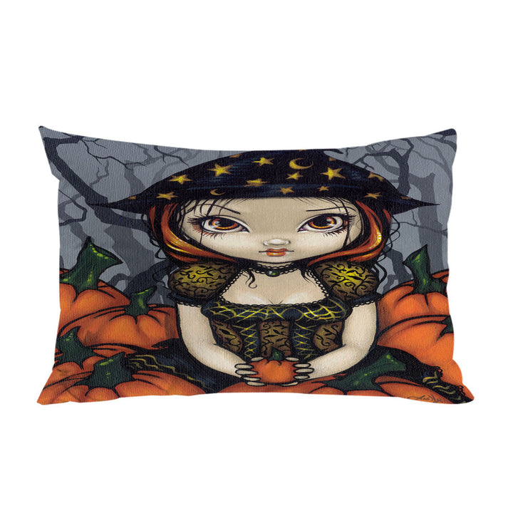 Cool Halloween Witch a Pumpkin Gift Pillowcase