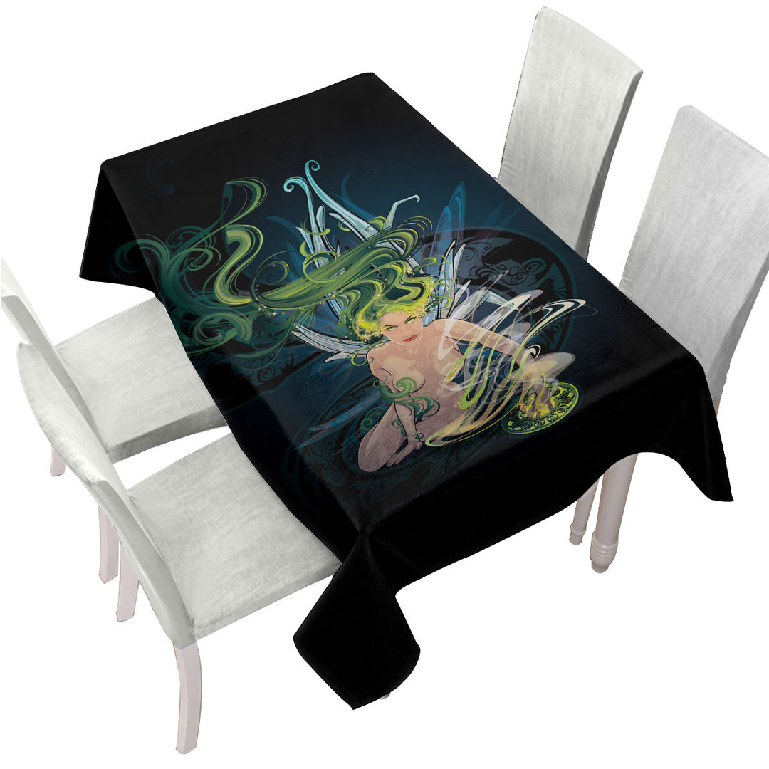 Cool Mens Absinthe Fairy Tablecloths