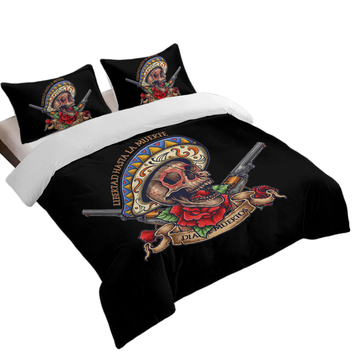 Cool Mexican Skull Free the Dead Daybed Covers Sets