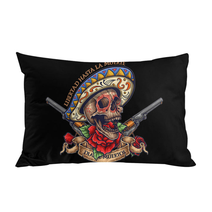 Cool Mexican Skull Free the Dead Pillow Cases