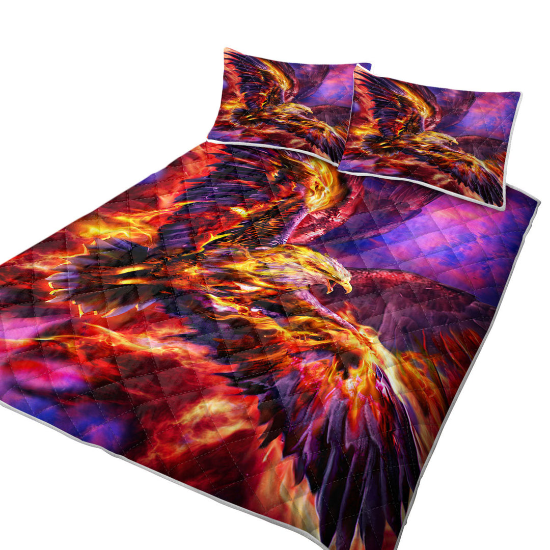 Cool Mythology Bird Phoenix Rising Quilts