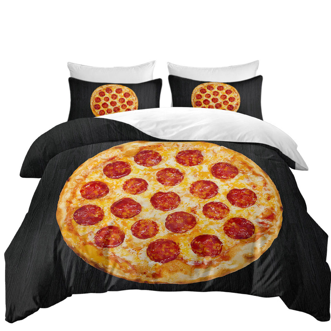 Cool Pepperoni Pizza Coverlets