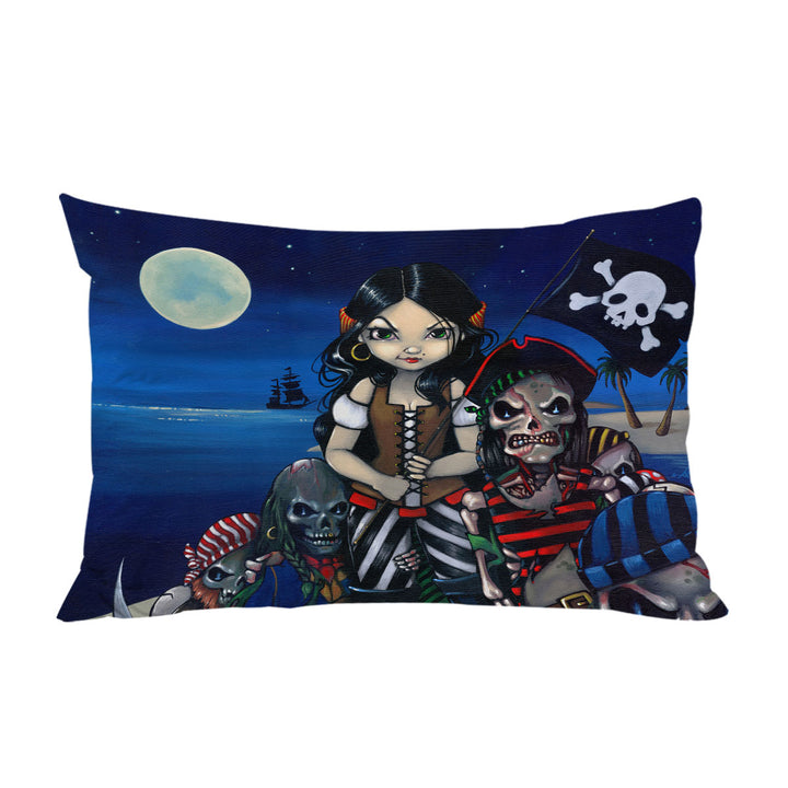 Cool Pirate Art Arrival of the Damned Bed Covers