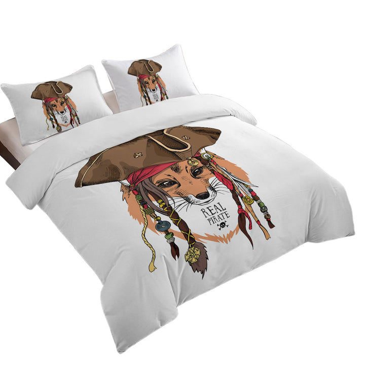 Cool Pirate Fox Bed Covers