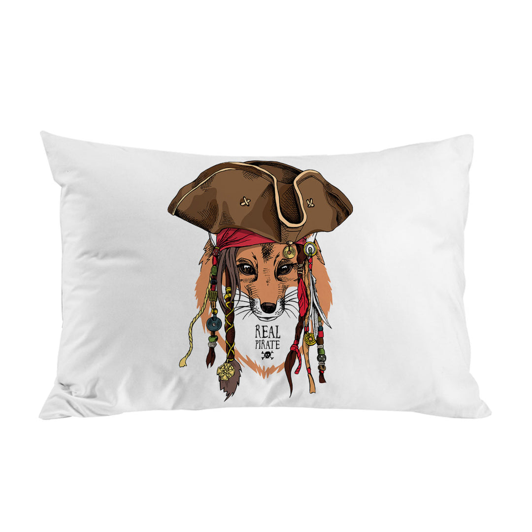 Cool Pirate Fox Pillow Case Covers