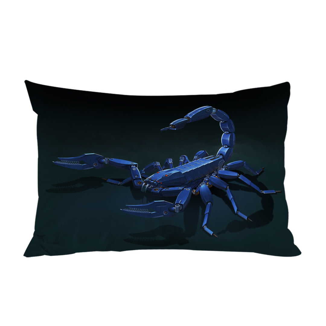 Cool Science Fiction Art Metal Scorpion Pillowcase