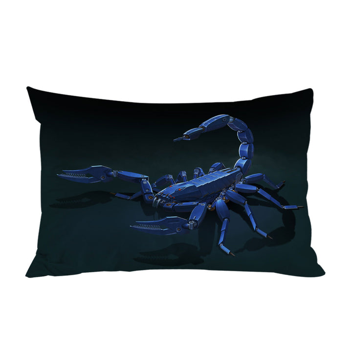 Cool Science Fiction Art Metal Scorpion Pillowcase