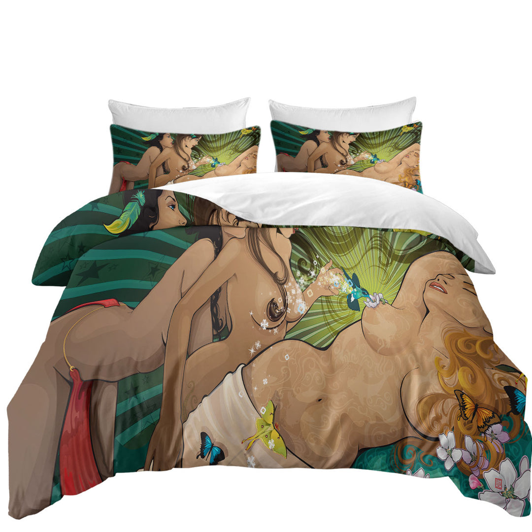 Cool Sexy Art for Mens Odalisque Duvet Covers