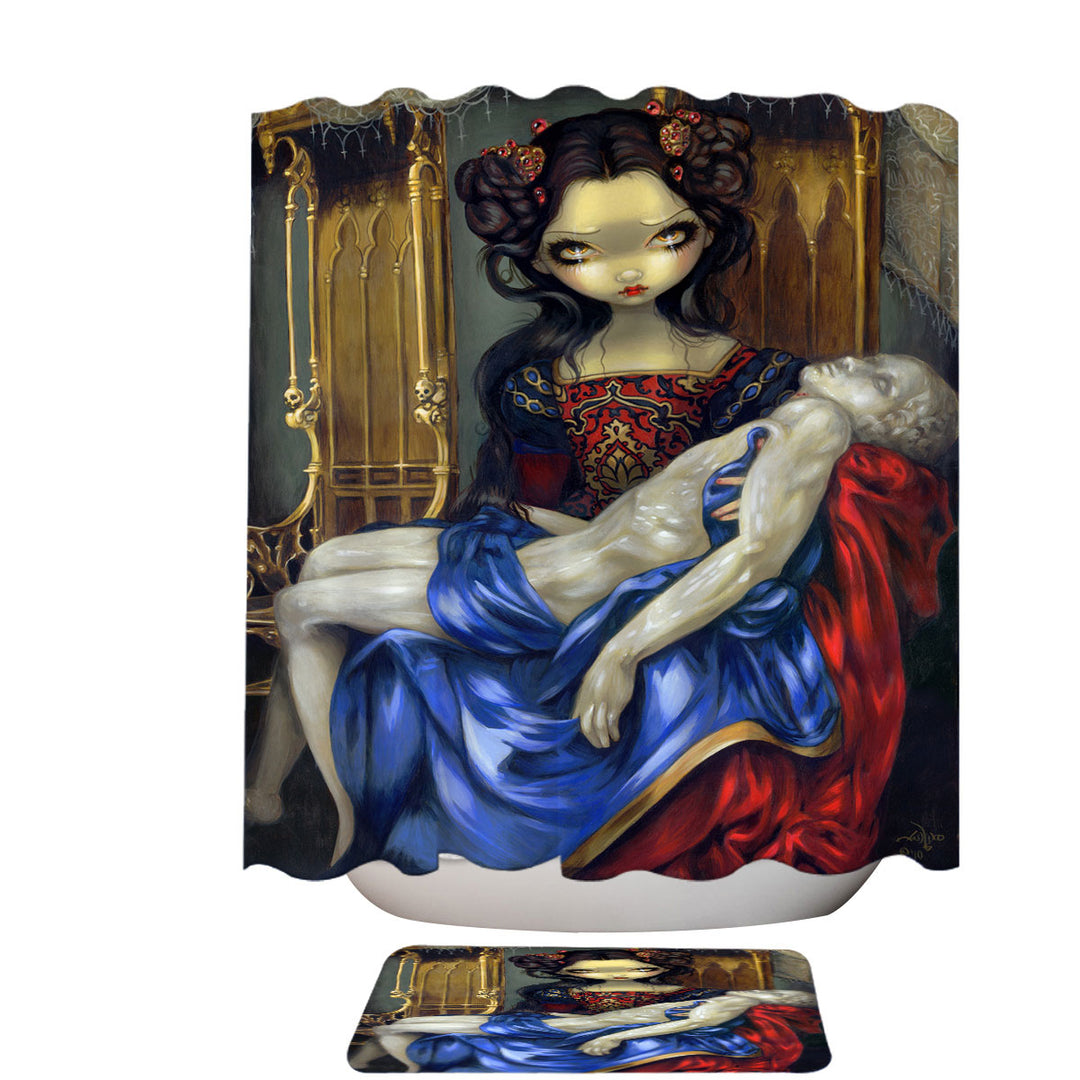 Cool Shower Curtains The Vampire Maiden I Vampiri Pieta