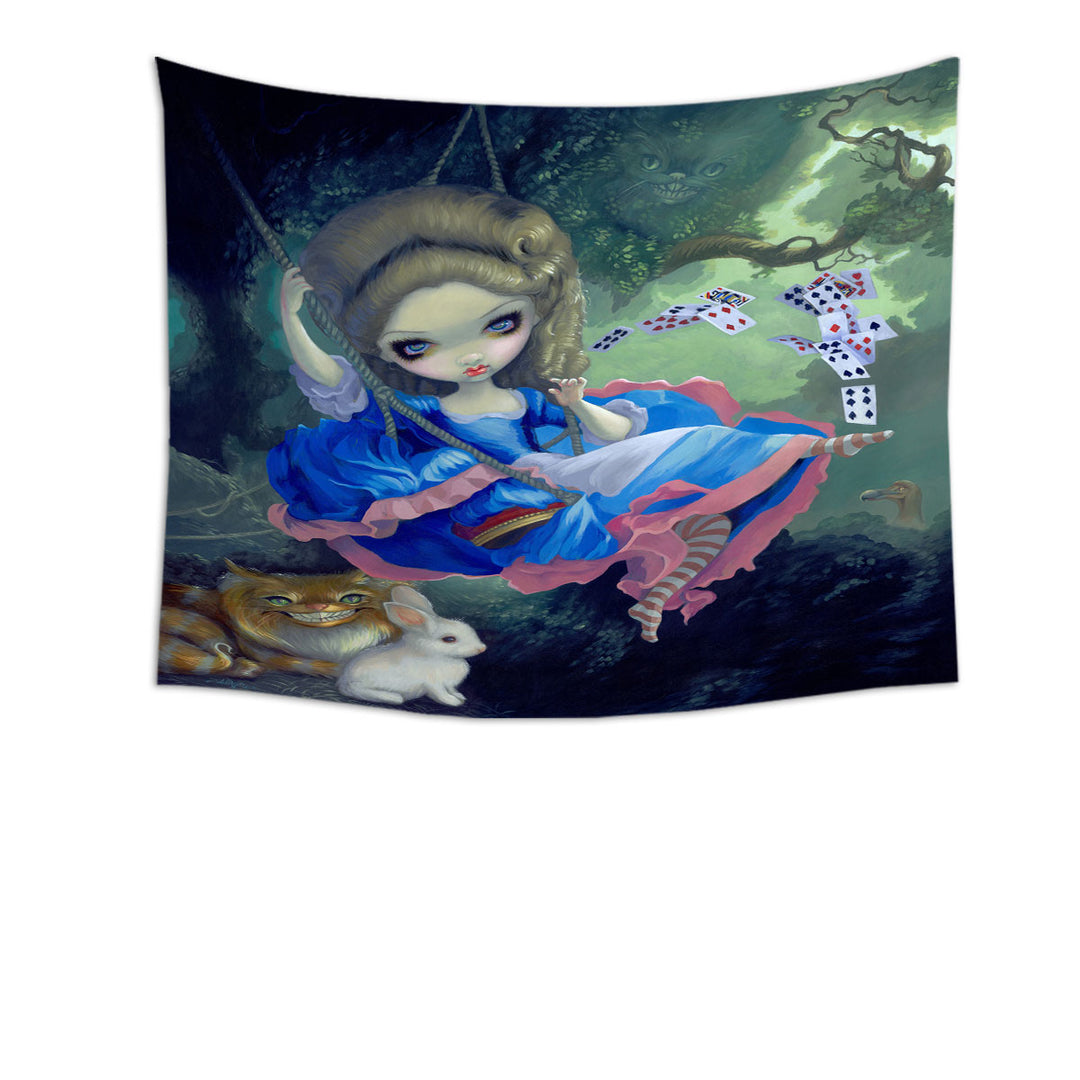 Cool Tapestry Fantasy Alice in Fragonard_s Swing Wall Decor