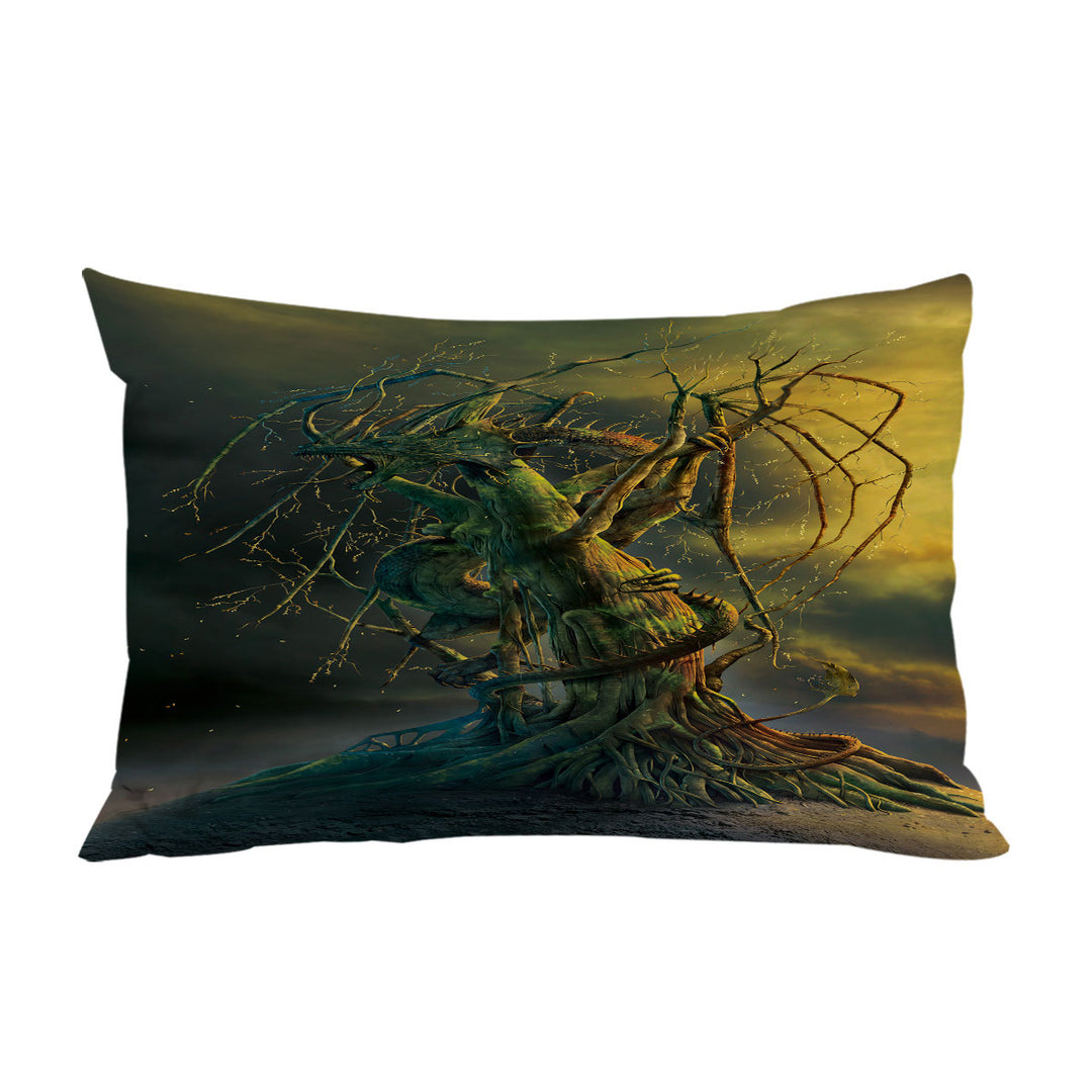 Cool Tree Dragon Art Fantasy King Pillow Cases