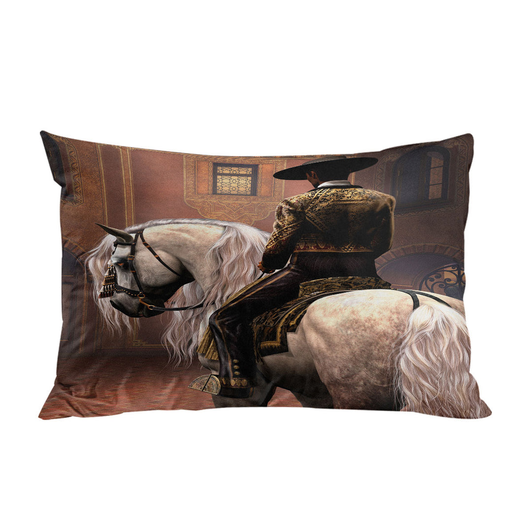 Cool Vaqueros the Latin Cowboy El Caballero Pillowcase