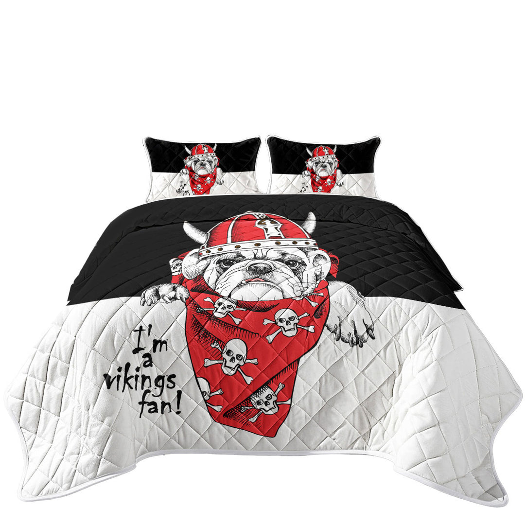 Cool Viking Tough Bulldog Quilts