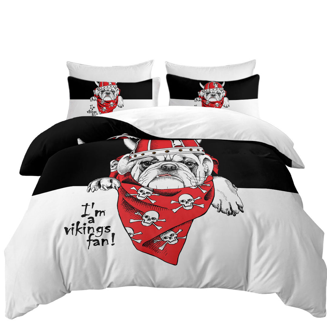 Cool Viking Tough Bulldog Twin xl Duvet Covers