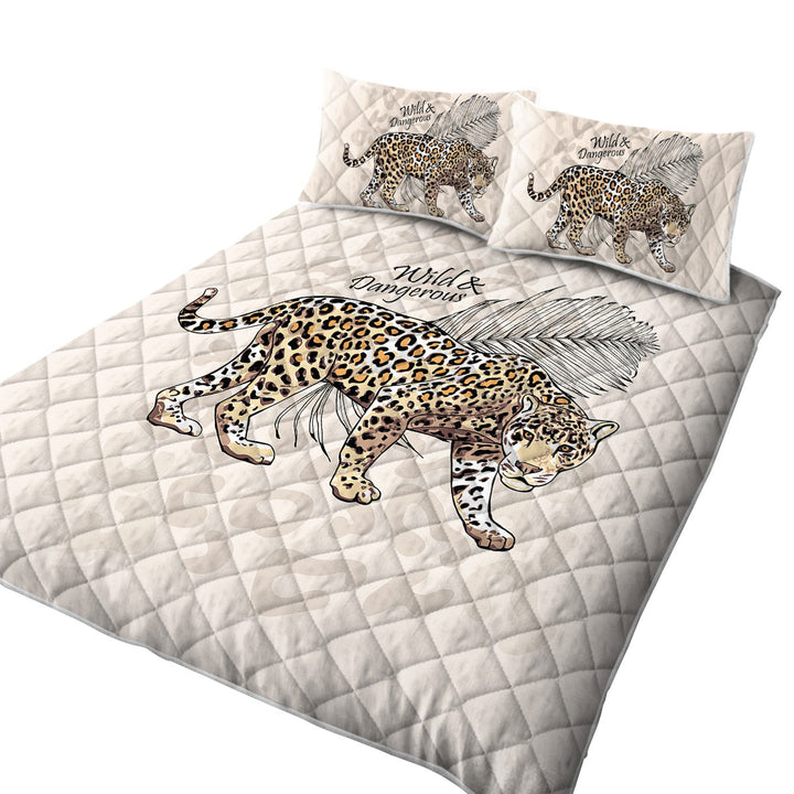 Cool Wild and Dangerous Cheetah King Size Quilt Sets