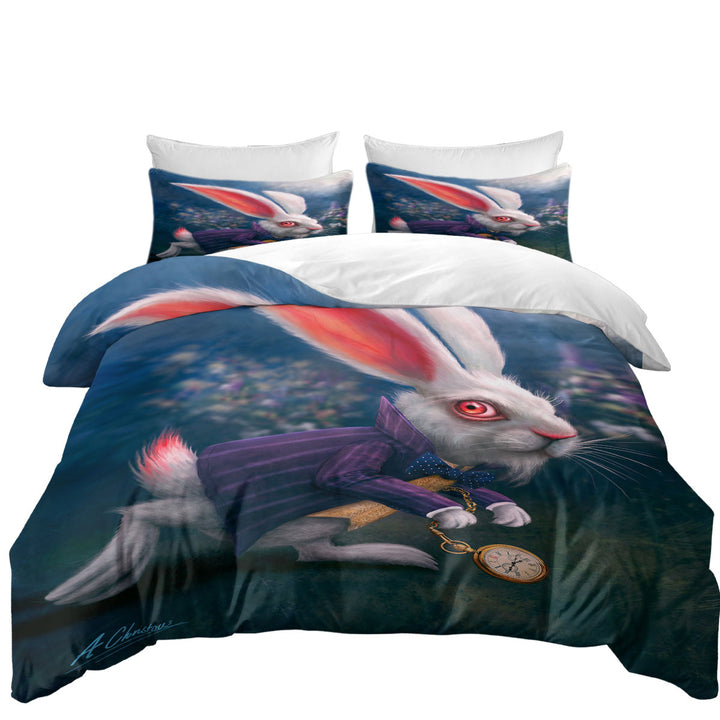 Cool Wonderland Art Rabbit Duvet Covers