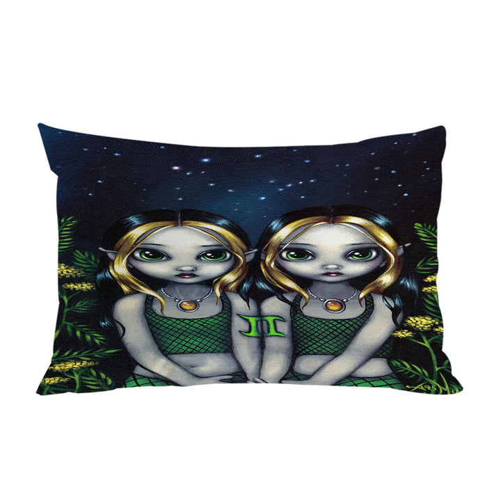 Cool Zodiac Art Gemini Night Elf Girls Bed Covers