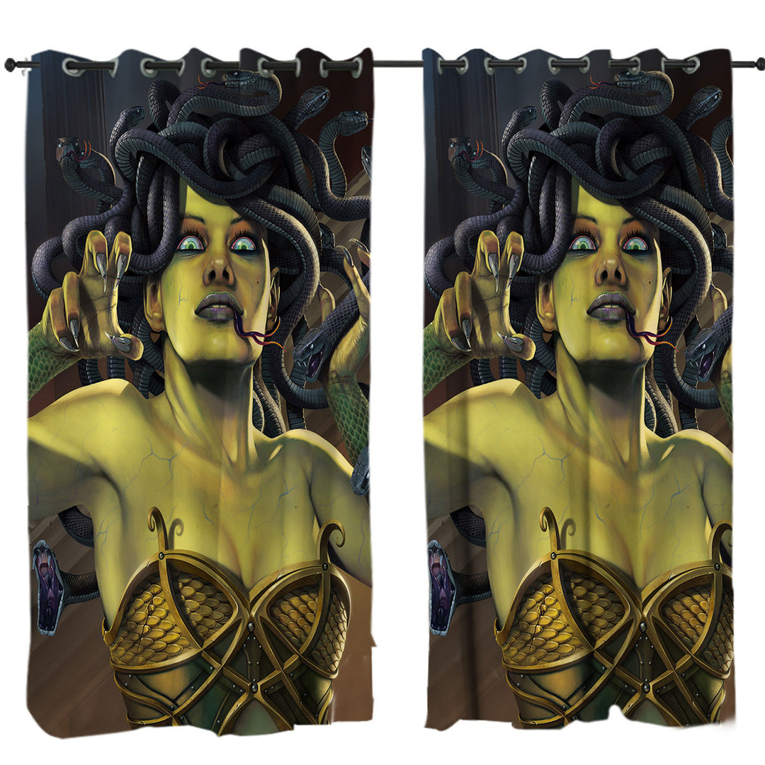 Cool and Scary Legendary Art Medusa Drapery