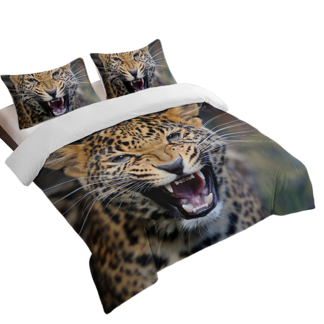 Cool and Scary Wildlife Cheetah Comforter Cover