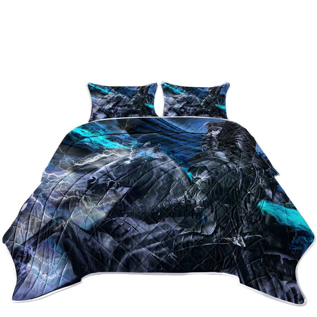 Coverlet with Cool Black Knight the Storm King