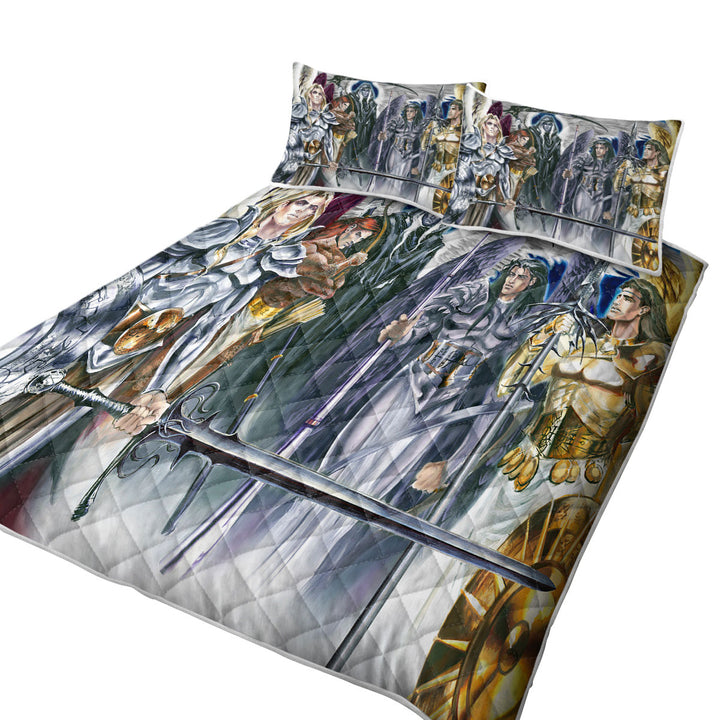 Coverlet with Cool Mens Fantasy Five Archangels