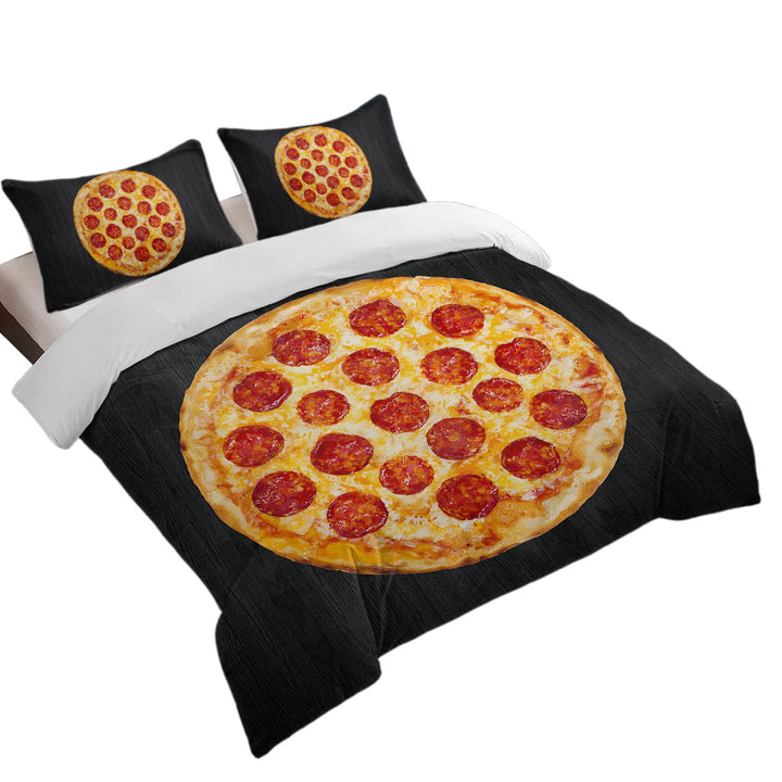 Coverlet with Cool Pepperoni Pizza