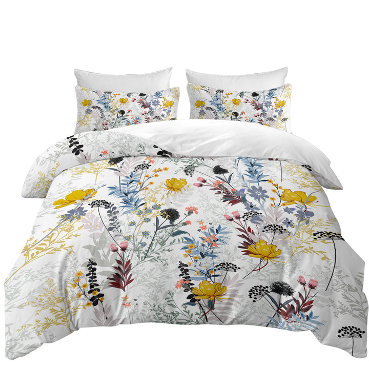 Coverlet with Flower Garden