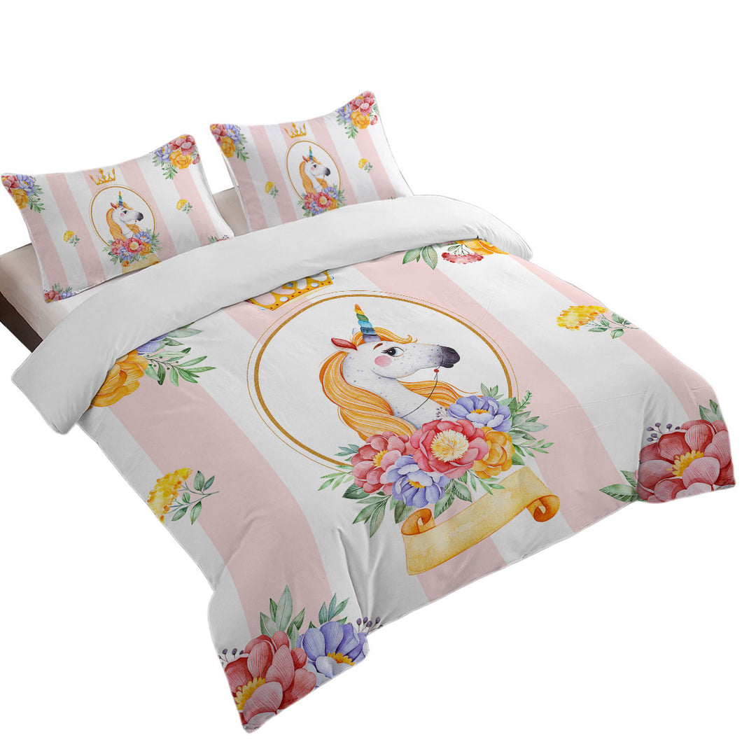 Coverlet with Royal Unicorn King