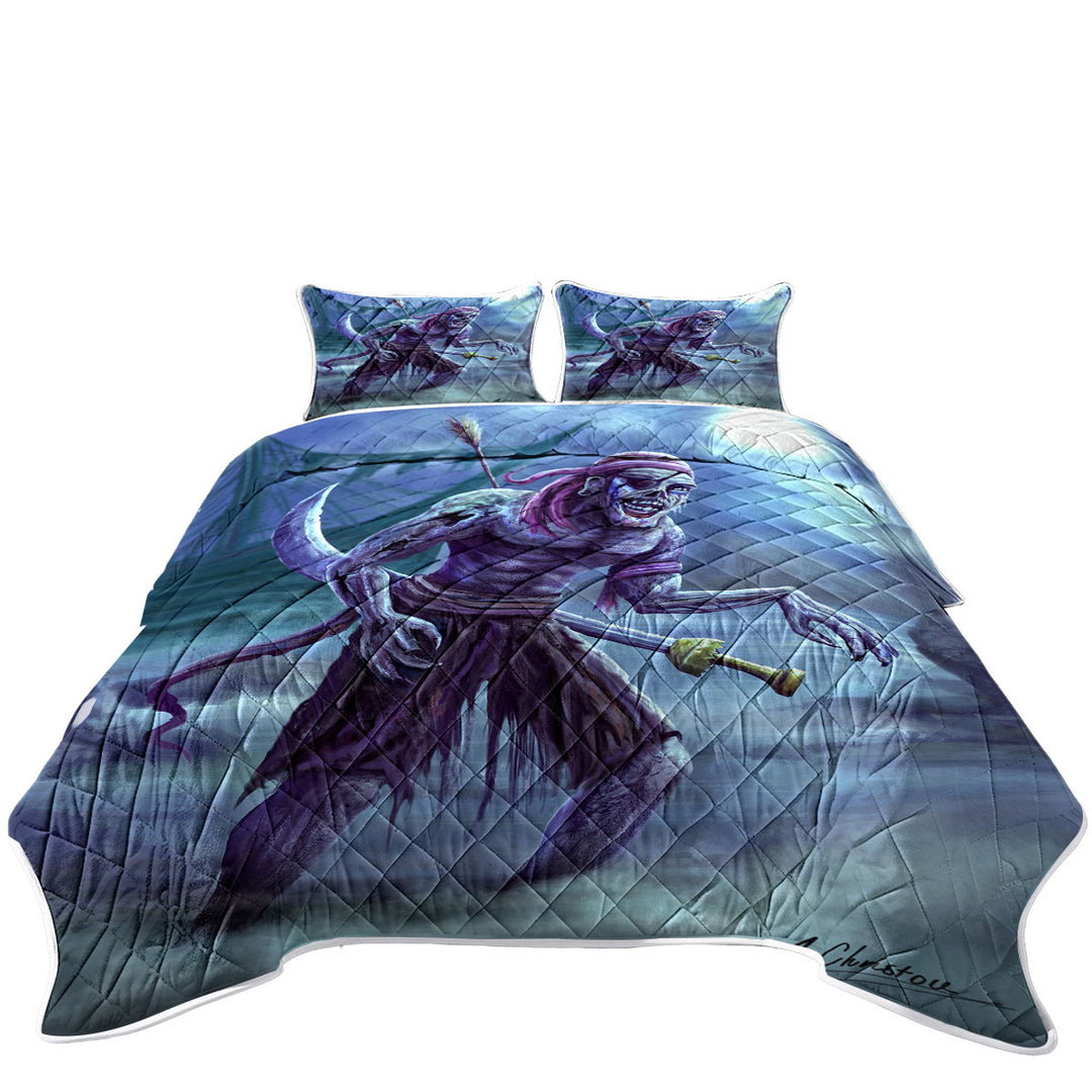 Coverlets with Cool Fantasy Art Zombie Pirate