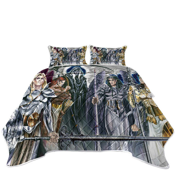 Coverlets with Cool Mens Fantasy Five Archangels