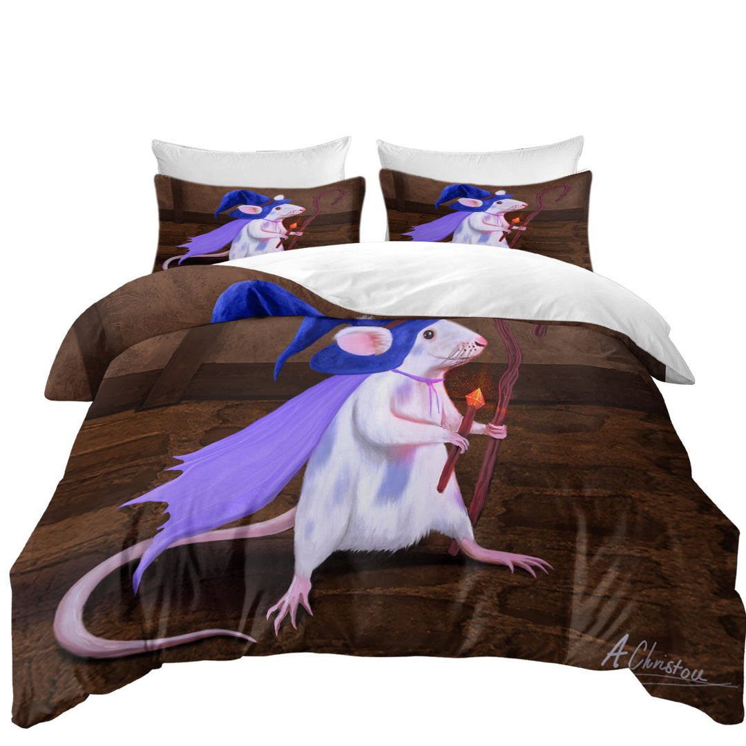 Coverlets with Cool and Cute Magus the Mouse Wizard