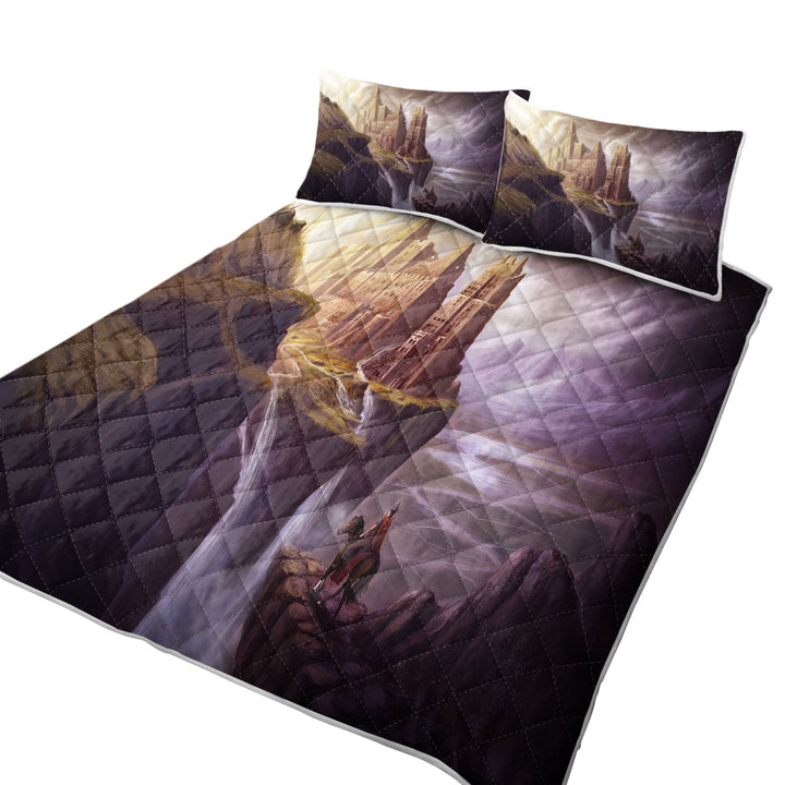 Coverlets with Fantasy Art the Castle Ruins