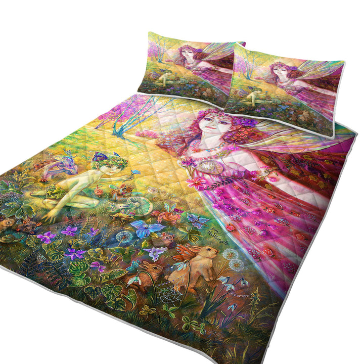 Coverlets with Fantasy Art the Fairy Tale Forest