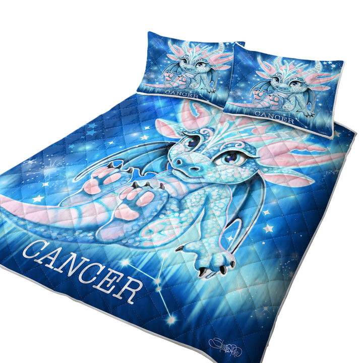 Coverlets with Kids Fantasy Art Cancer Lil Dragon