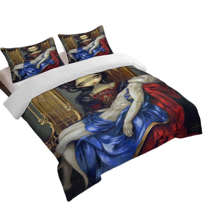 Coverlets with The Vampire Maiden I Vampiri Pieta