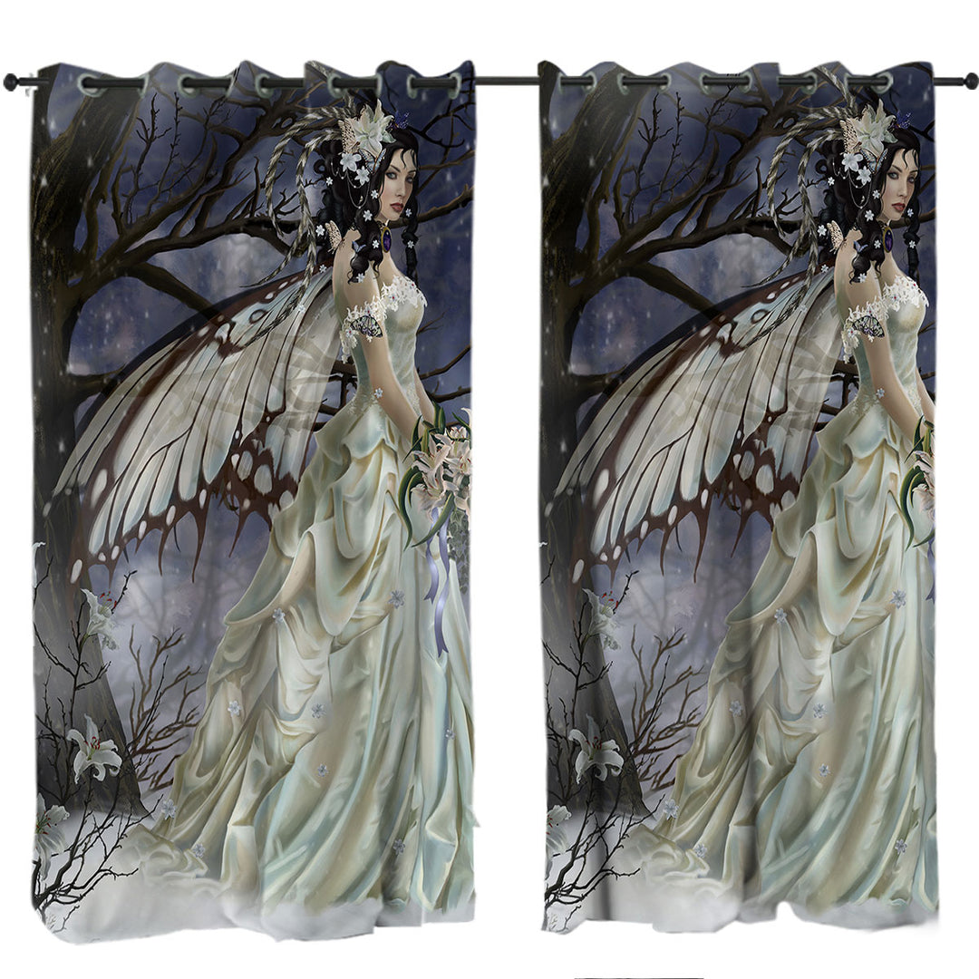 Curtain with Fantasy Art the Exciting Mist Bride Fairy