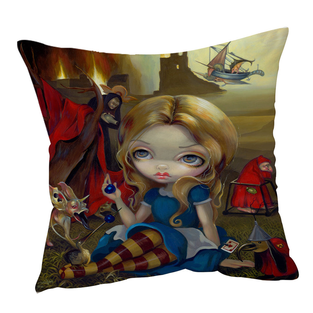 Cushions of Alice and the Bosch Monsters