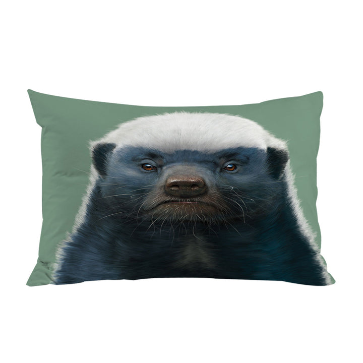 Cute Animal Art Honey Badger Pillowcase