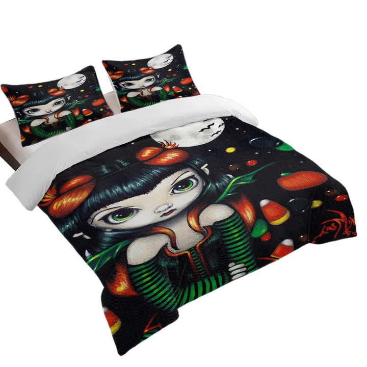 Cute Fairy Candy Corns Halloween Treats Good Duvet Covers