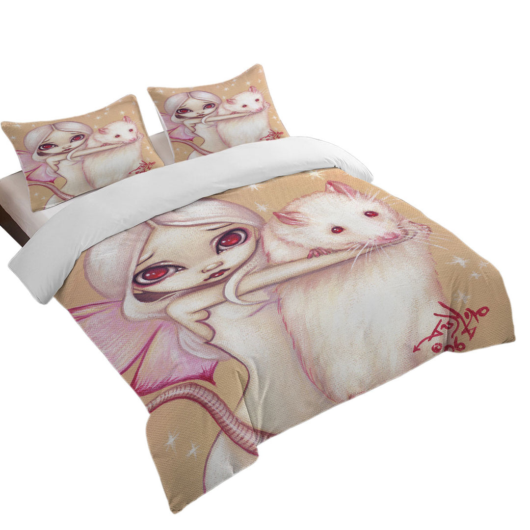 Cute Fairy and Beautiful Rat Bed Covers