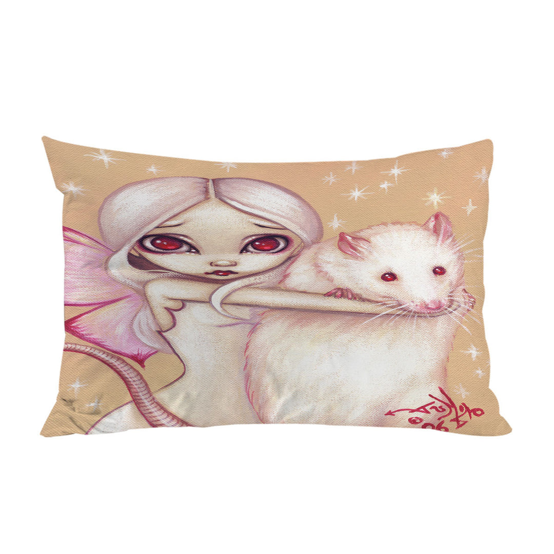 Cute Fairy and Beautiful Rat Pillow Cases