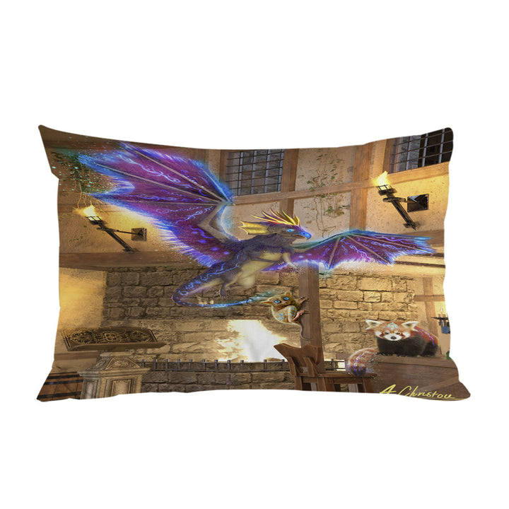 Cute Fictional Creatures for Kids Pillow Case Covers