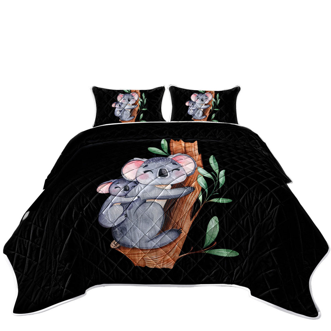 Cute Koalas Quilts for Beds