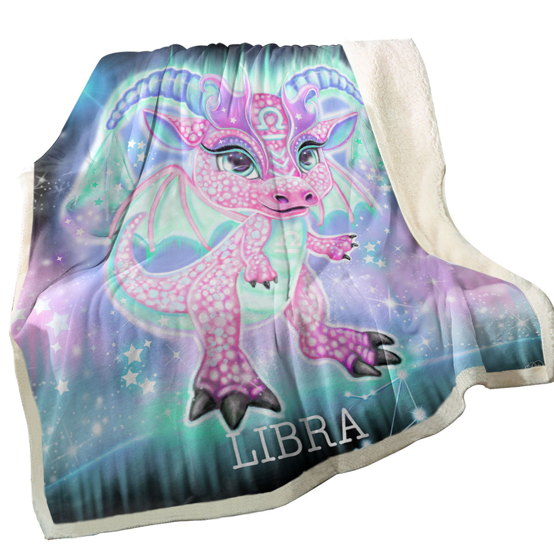 Cute Lightweight Blanket Gift Ideas Girly Libra Lil Dragon