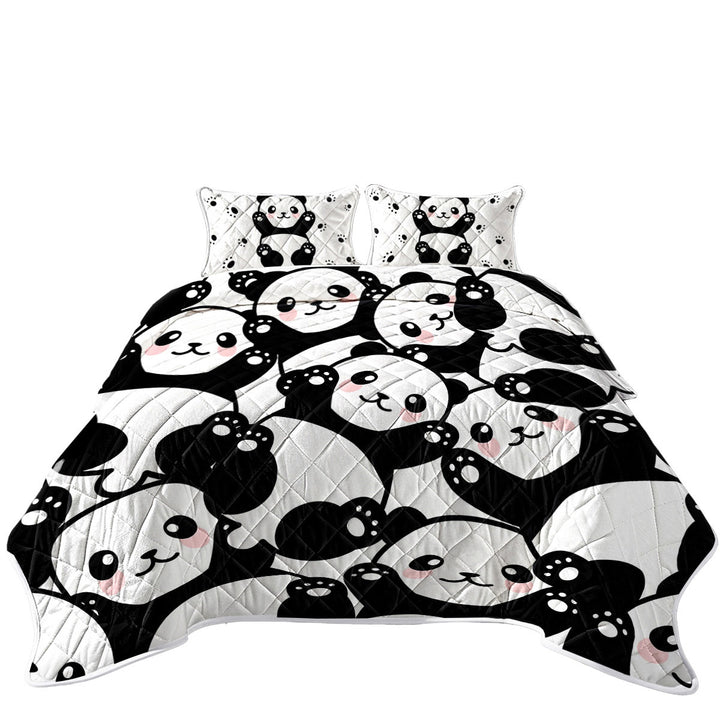 Cute Pandas Coverlets